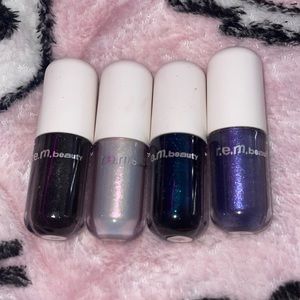 REM Beauty Midnight Lustrous Liquid Eyeshadows Bundle BNWOB